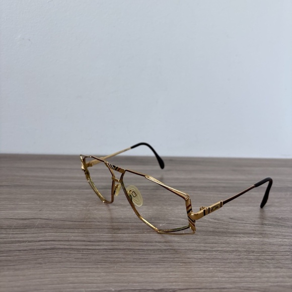 Cazal Sunglasses Model 956 Gold Made In Germany *Vintage* Authentic *FRAME ONLY* - Picture 2 of 10